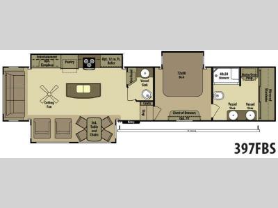 Floorplan - 2014 Open Range RV 397FBS