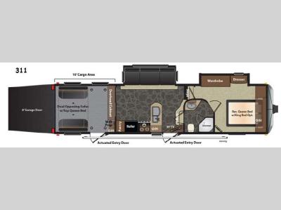 Floorplan - 2014 Keystone RV Impact 311