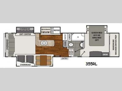 Floorplan - 2014 Coachmen RV Brookstone 355RL