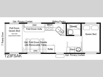 Floorplan - 2007 Eclipse Attitude T23FSAK