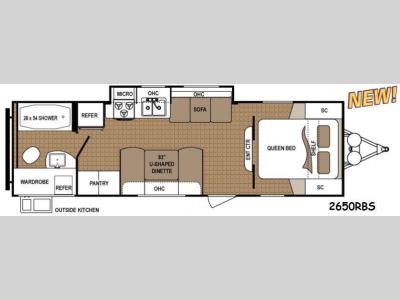 Floorplan - 2014 Dutchmen RV Aspen Trail 2650RBS
