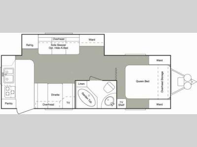 Floorplan - 2007 Keystone RV Laredo 26RK