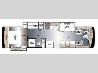 Floorplan - 2014 Forest River RV Legacy SR 300 340KP