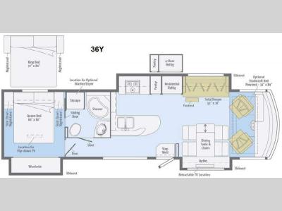 Floorplan - 2015 Itasca Sunstar 36Y