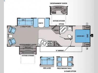 Floorplan - 2014 Jayco Eagle 321RLDS