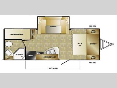 Floorplan - 2014 Venture RV Sonic SN220VBH