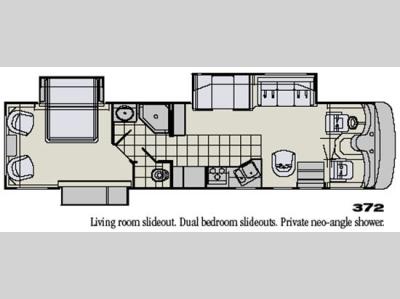 Floorplan - 2006 Damon Challenger 372