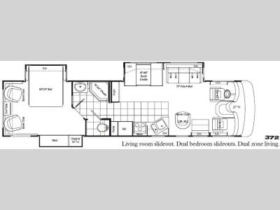 Floorplan - 2007 Damon Challenger 372
