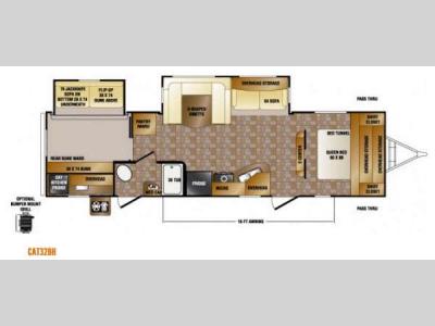 Floorplan - 2014 CrossRoads RV Cruiser Aire CAT32BH