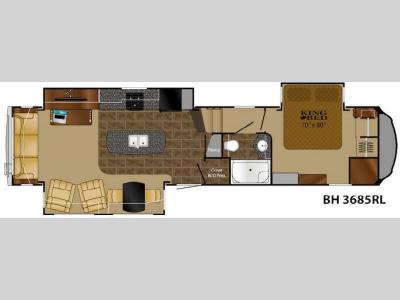 Floorplan - 2015 Heartland Bighorn 3685RL