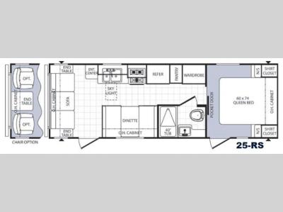 Floorplan - 2015 Palomino Puma 25-RS