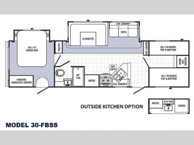 Floorplan - 2015 Palomino Puma 30-FBSS