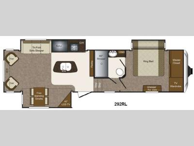Floorplan - 2015 Keystone RV Laredo 292RL