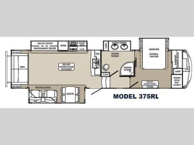 Floorplan - 2015 Palomino Columbus F375RL