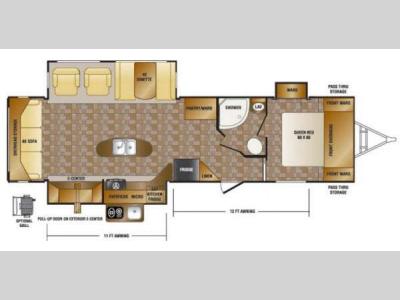 Floorplan - 2015 CrossRoads RV Hill Country HCT32RL
