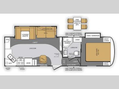 Floorplan - 2014 Forest River RV Wildcat Maxx 262RGX