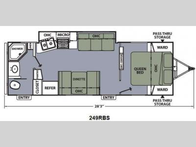 Floorplan - 2015 Coachmen RV Apex Ultra-Lite 249RBS