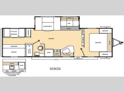 Floorplan - 2015 Coachmen RV Catalina 303KDS