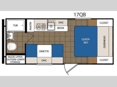 Floorplan - 2015 Prime Time Manufacturing Avenger 17QB