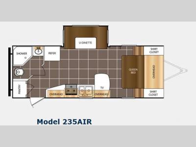 Floorplan - 2015 Prime Time Manufacturing Tracer 235AIR