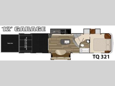 Floorplan - 2015 Heartland Torque TQ 321