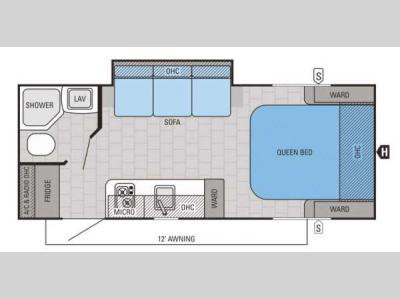 Floorplan - 2015 Jayco Jay Feather SLX 18SRB