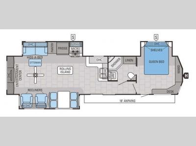 Floorplan - 2015 Jayco Jay Flight DST 38RLTS