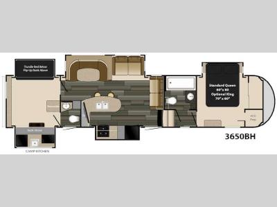 Floorplan - 2015 Heartland Gateway 3650 BH