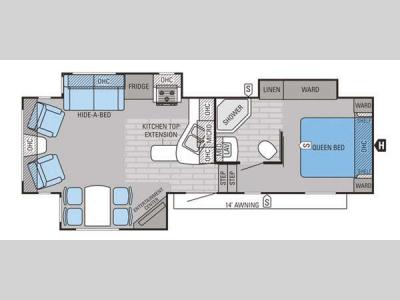 Floorplan - 2015 Jayco Eagle HT 27.5RLTS