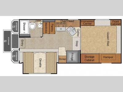 Floorplan - 2015 Lance 1050S