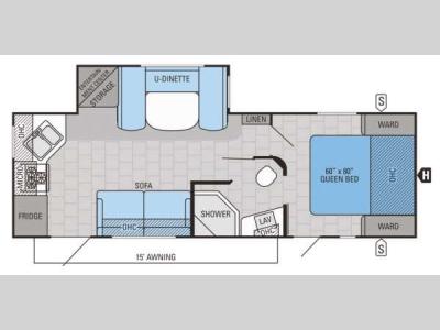 Floorplan - 2015 Jayco Jay Flight 26RKS