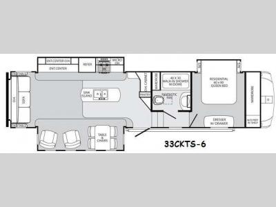 Floorplan - 2015 Palomino Sabre 33CKTS-6