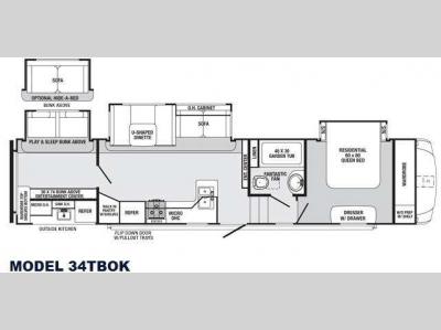 Floorplan - 2015 Palomino Sabre 34TBOK-6