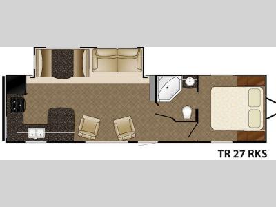 Floorplan - 2015 Heartland Trail Runner 27RKS