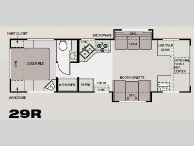 Floorplan - 2006 Four Winds RV Four Winds 5000 29R