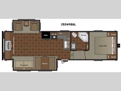 Floorplan - 2014 Keystone RV Springdale 253FWREGL