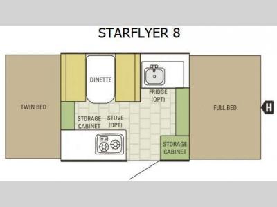 Floorplan - 2015 Starcraft Starflyer Starflyer 8