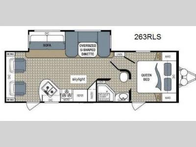 Floorplan - 2015 Dutchmen RV Kodiak 263RLSL Ultimate