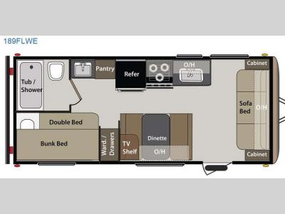 Floorplan - 2015 Keystone RV Springdale 189FLWE