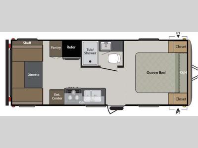 Floorplan - 2015 Keystone RV Springdale 202QBWE