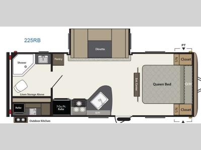 Floorplan - 2015 Keystone RV Springdale 225RBGL