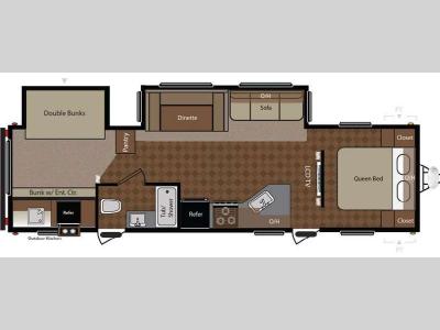 Floorplan - 2015 Keystone RV Springdale 303BHSSRWE