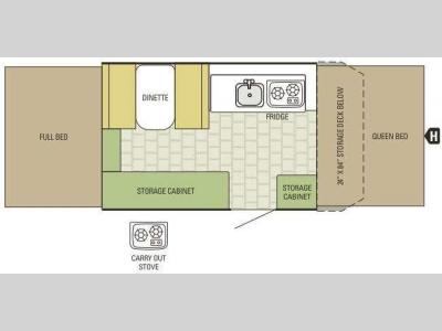 Floorplan - 2015 Starcraft Comet 10RT