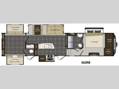 Floorplan - 2015 Keystone RV Avalanche 360RB