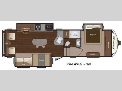 Floorplan - 2015 Keystone RV Sprinter 296FWRLS