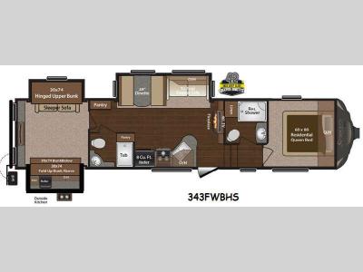 Floorplan - 2015 Keystone RV Sprinter 343FWBHS