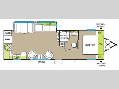 Floorplan - 2015 Forest River RV Salem 27RKSS