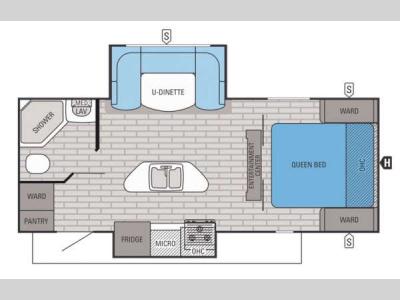 Floorplan - 2015 Jayco White Hawk 24RDB