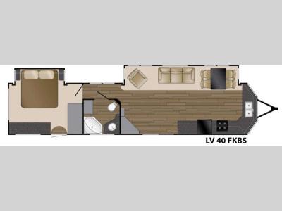 Floorplan - 2015 Breckenridge Lakeview 40FKBS