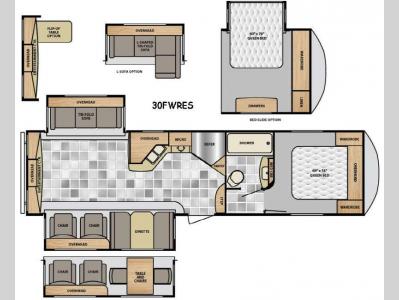 Floorplan - 2015 Winnebago Industries Towables Voyage 30FWRES